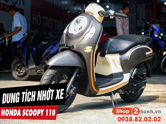 Dung tích nhớt xe scoopy 110 bao nhiêu ml thay loại nào phù hợp - 1