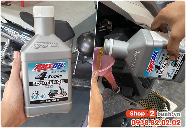 Xe tay ga honda scoopy 110 đi bao lâu thì nên thay nhớt - 8