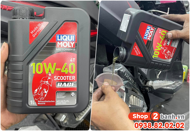 Xe tay ga honda genio 110 đi bao lâu thì nên thay nhớt - 6