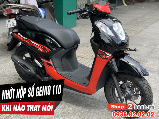Nhớt láp xe genio 110 đi bao lâu thì nên thay mới - 1