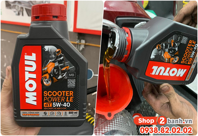 Xe vespa gtv 300 đi bao lâu thì nên thay nhớt - 3