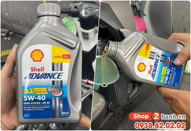 Xe vespa gtv 300 đi bao lâu thì nên thay nhớt - 4