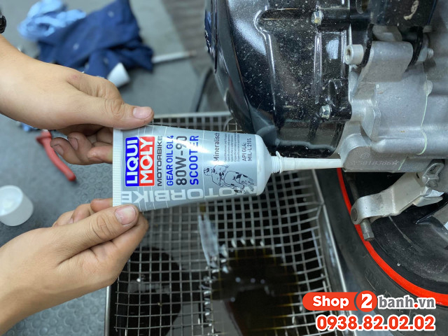 Nhớt láp xe vespa gtv 300 đi bao lâu thì nên thay mới - 3