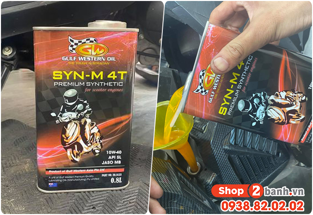 Xe vespa gtv 300 đi bao lâu thì nên thay nhớt - 10