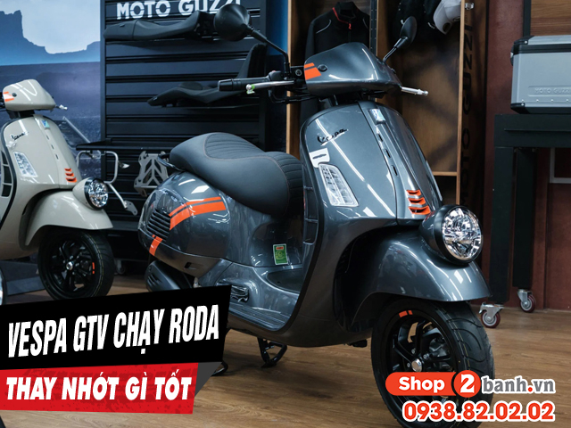 Xe vespa gtv 300 chạy roda thì thay nhớt máy như thế nào - 1