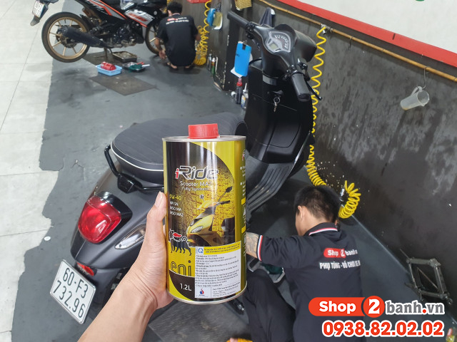 Thay nhớt eni i-ride scooter 5w40 cho vespa sprint có phù hợp không - 2