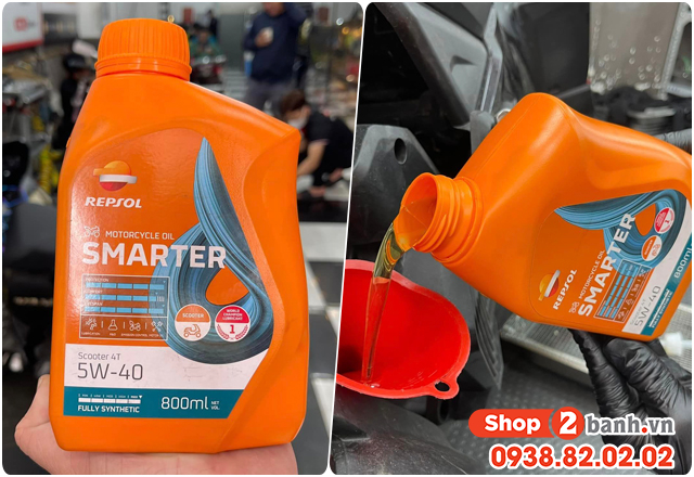 Thay dầu nhớt xe vespa chính hãng chất lượng uy tín tại tphcm - 9