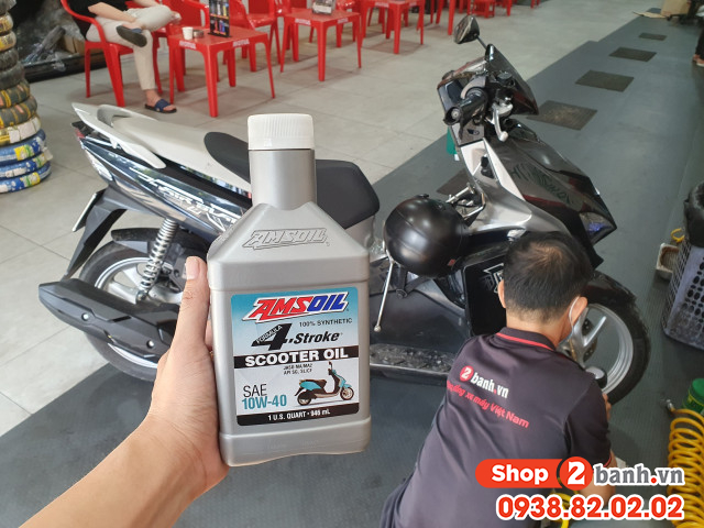 Xe vespa thay nhớt bao nhiêu lít - 8