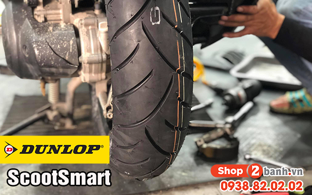 Xe grande thay vỏ dunlop scootsmart có bám đường tốt không  - 3