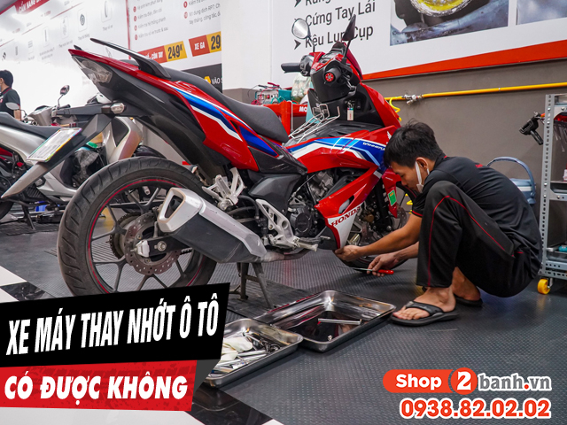 Nhớt ô tô có thay cho xe máy được không - 1