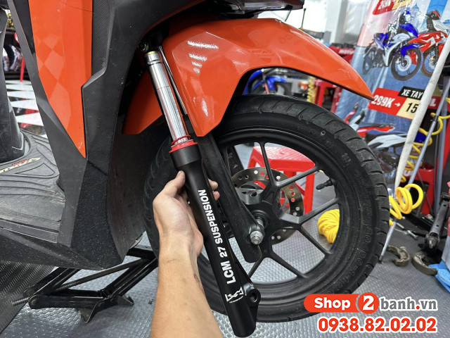 Phuộc trước xe vario 125-150 nên thay loại nào nhún êm bền tốt - 2