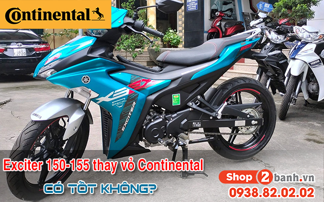 Vỏ continental cho exciter 150-155 bám đường tốt không giá bao nhiêu - 1