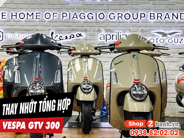 Tổng hợp các loại nhớt tổng hơp cho xe vespa gtv 300 tốt nhất hiện nay - 1