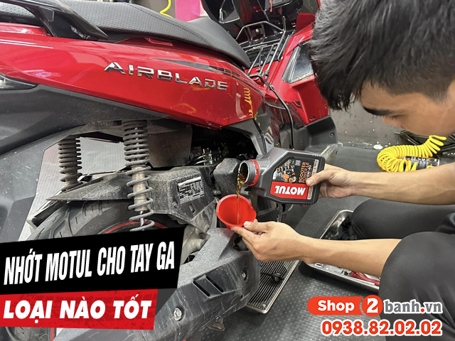 Nhớt motul tay ga loại nào tốt nên dùng cho xe ab 160 vision vario 2025 - 1
