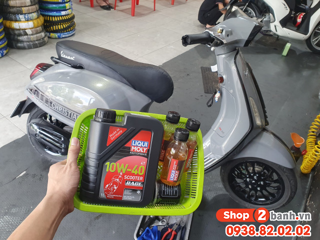 Nhớt liqui moly tay ga loại nào tốt nên dùng cho xe sh 160 sh350i vespa sprint - 2
