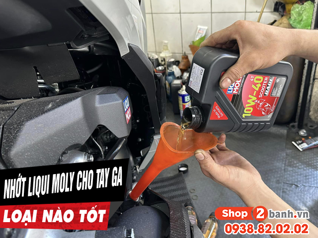 Nhớt liqui moly tay ga loại nào tốt nên dùng cho xe sh 160 sh350i vespa sprint - 1