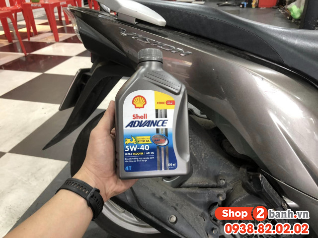 Nhớt shell tay ga loại nào tốt nên dùng cho xe vision sh mode pcx - 2