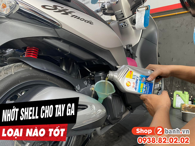 Nhớt shell tay ga loại nào tốt nên dùng cho xe vision sh mode pcx - 1