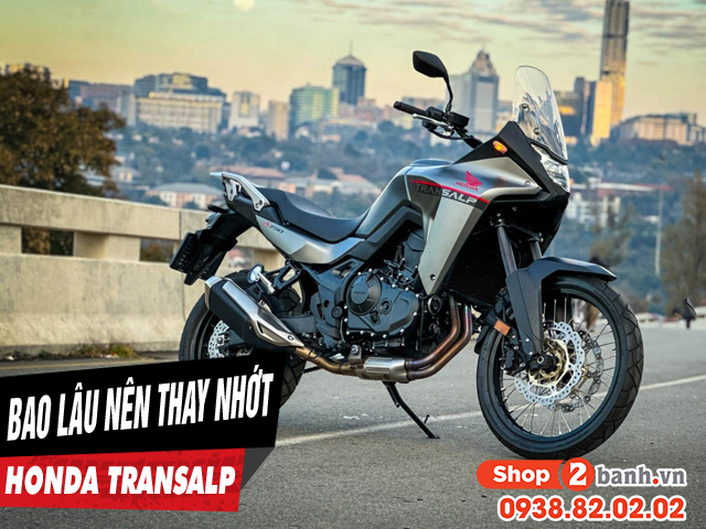 Xe mô tô honda transalp xl750 đi bao lâu thì nên thay nhớt - 1