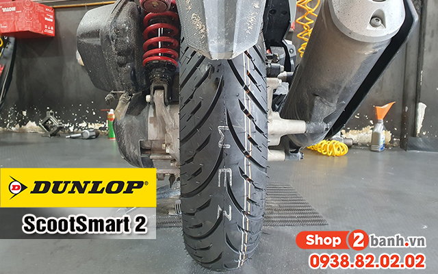 Vario 160 thay vỏ dunlop scootsmart 2 có bám đường tốt không  - 3