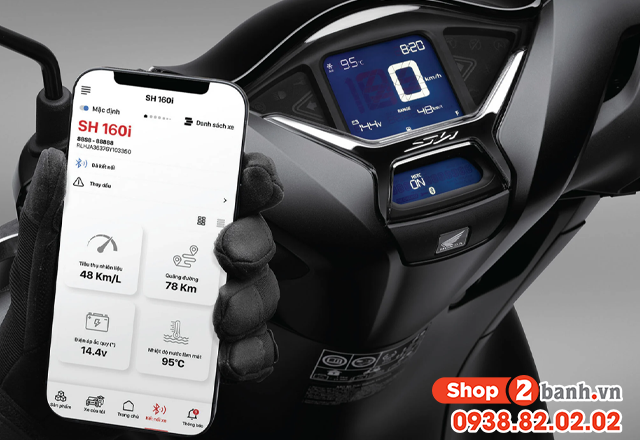 Cách sử dụng ứng dụng my honda kết nối bluetooth với xe sh 160i và sh350i - 3