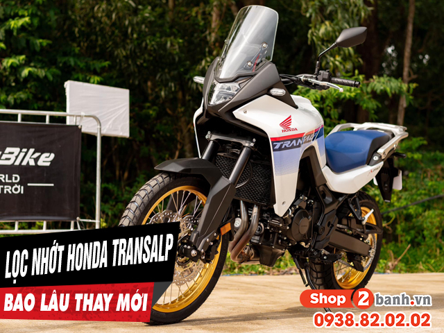 Bao lâu thì nên thay lọc nhớt cho xe mô tô honda transalp xl750 - 1