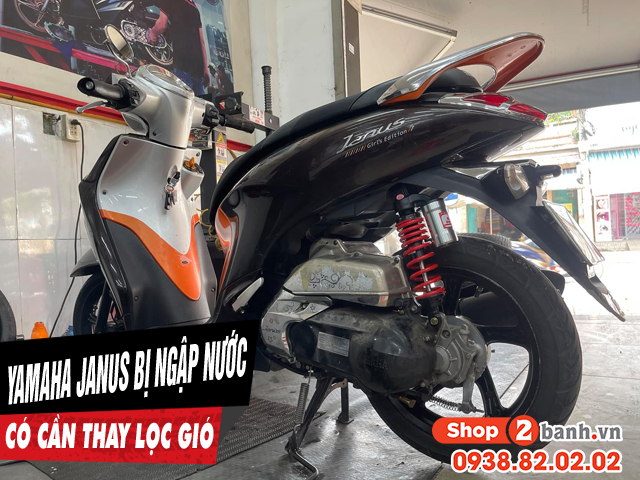 Xe yamaha janus chạy qua vùng ngập nước có cần phải thay lọc gió - 1