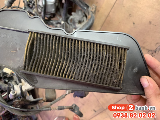 Xe yamaha janus chạy qua vùng ngập nước có cần phải thay lọc gió - 3