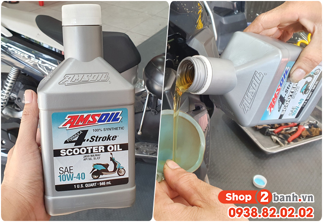 Dung tích nhớt xe forza 750 bao nhiêu lít thay nhớt loại nào tốt nhất - 9