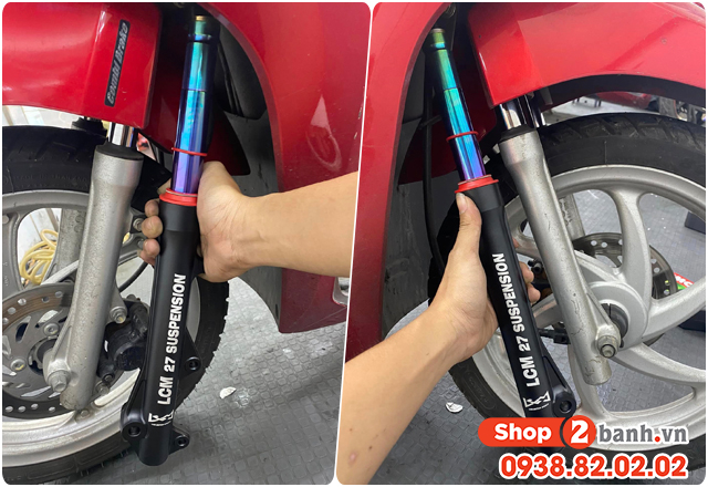 Phuộc trước xe vision kêu cụp cụp khi chạy qua đường xóc phải làm sao - 4