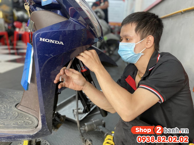 Phuộc trước xe vision kêu cụp cụp khi chạy qua đường xóc phải làm sao - 2