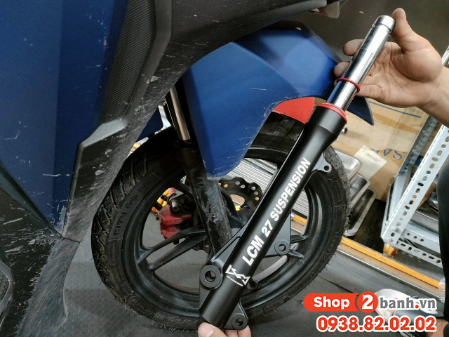 Phuộc trước xe click 125i kêu cụp cụp khi chạy qua đường xóc phải làm sao - 2