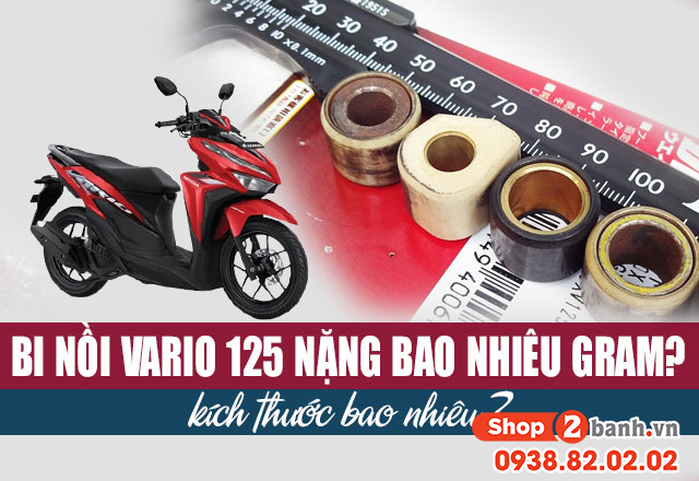 Bi nồi vario 125 nặng bao nhiêu gram kích thước bao nhiêu - 1