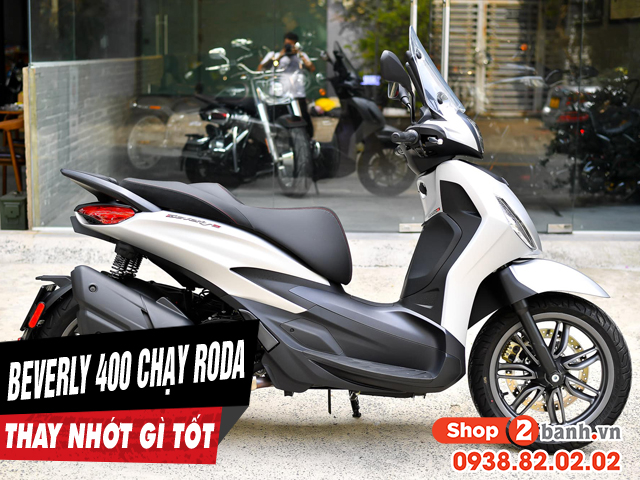 Xe piaggio beverly 400 chạy roda thì thay nhớt máy như thế nào - 1