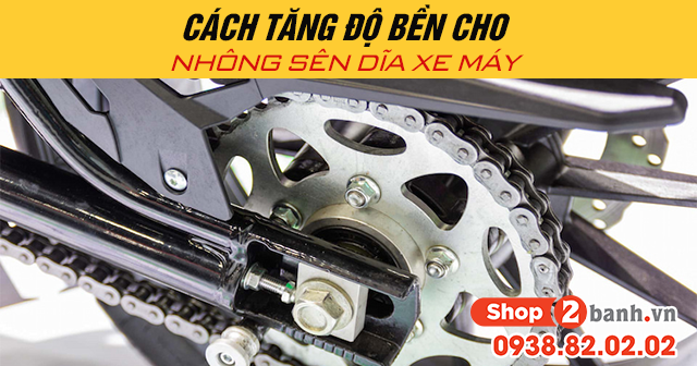 Cách tăng độ bền cho nhông sên dĩa xe máy - 1