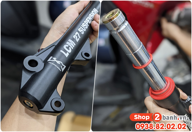 Phuộc trước xe click 125i nên thay loại nào nhún êm bền tốt - 2