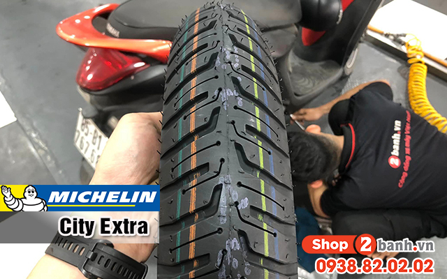 Janus thay vỏ michelin city extra có bám đường tốt không  - 3
