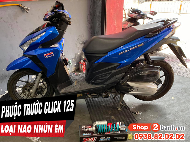 Phuộc trước xe click 125i nên thay loại nào nhún êm bền tốt - 1