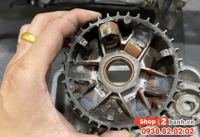 Khi nào nên thay làm nồi xe tay ga honda - 2