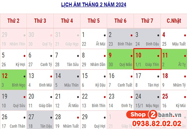 Tết nguyên đán 2024 được nghỉ mấy ngày - 3