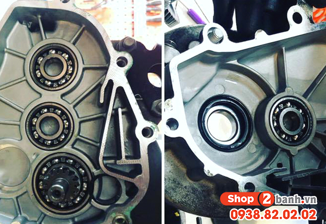 Bạc đạn láp xe máy là gì có tác dụng gì trong hộp số - 3