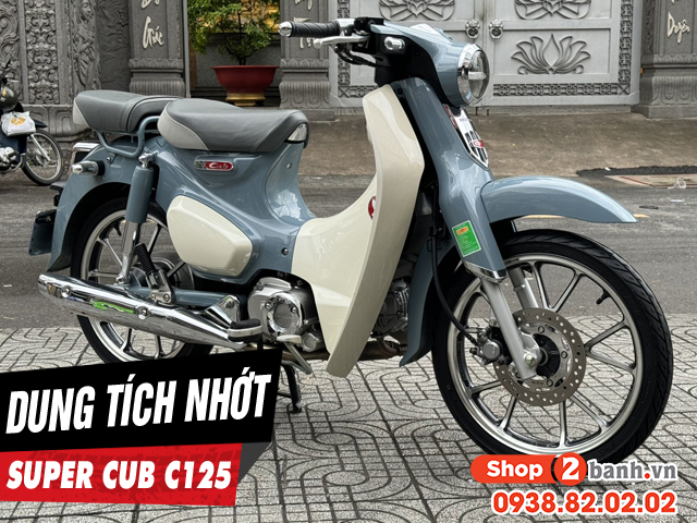 Dung tích nhớt xe super cub c125 bao nhiêu lít  - 1