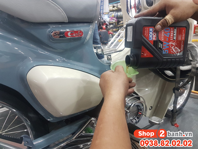 Xe máy honda super cub c125 đi bao lâu thì nên thay nhớt - 6