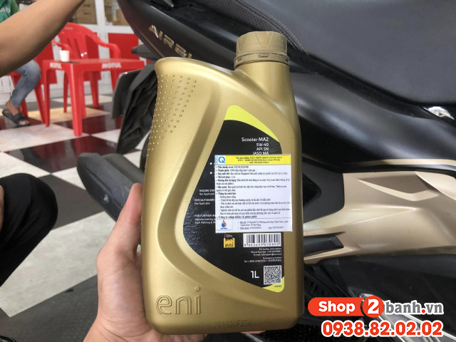 Nhớt eni 5w40 thay cho xe ab 160 có phù hợp không - 2