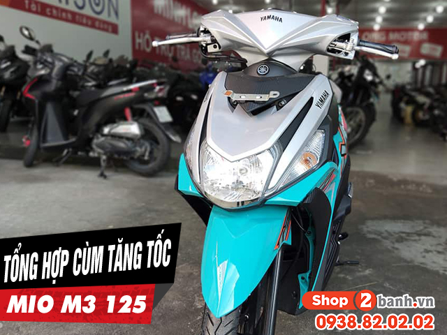 Tổng hợp cùm tăng tốc domino cho xe mio m3 125 mới nhất hiện nay - 1