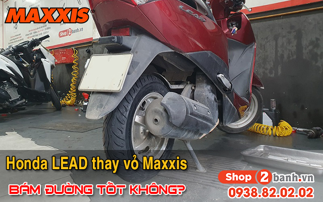 Vỏ maxxis ma-wgv cho xe ga lead có bám đường tốt không - 1