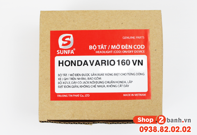 Cách lắp thêm công tắc bật tắt đèn xe tay ga click 160 - 3