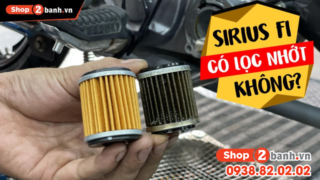 Lọc nhớt sirius nằm ở đâu bao lâu nên thay lọc nhớt - 1