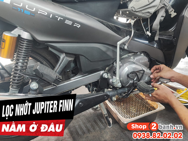 Lọc nhớt jupiter finn nằm ở đâu bao lâu nên thay lọc nhớt - 1