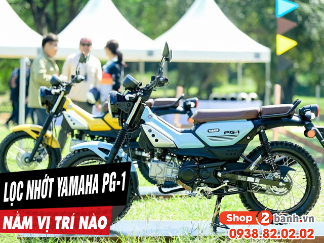 Lọc nhớt yamaha pg-1 nằm ở đâu bao lâu nên thay lọc nhớt - 1